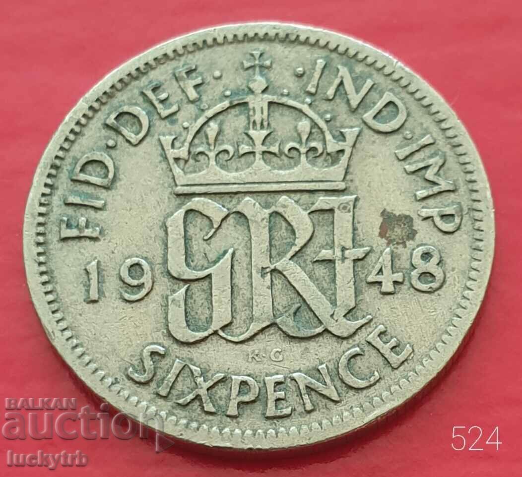 6 pence 1948 - Great Britain