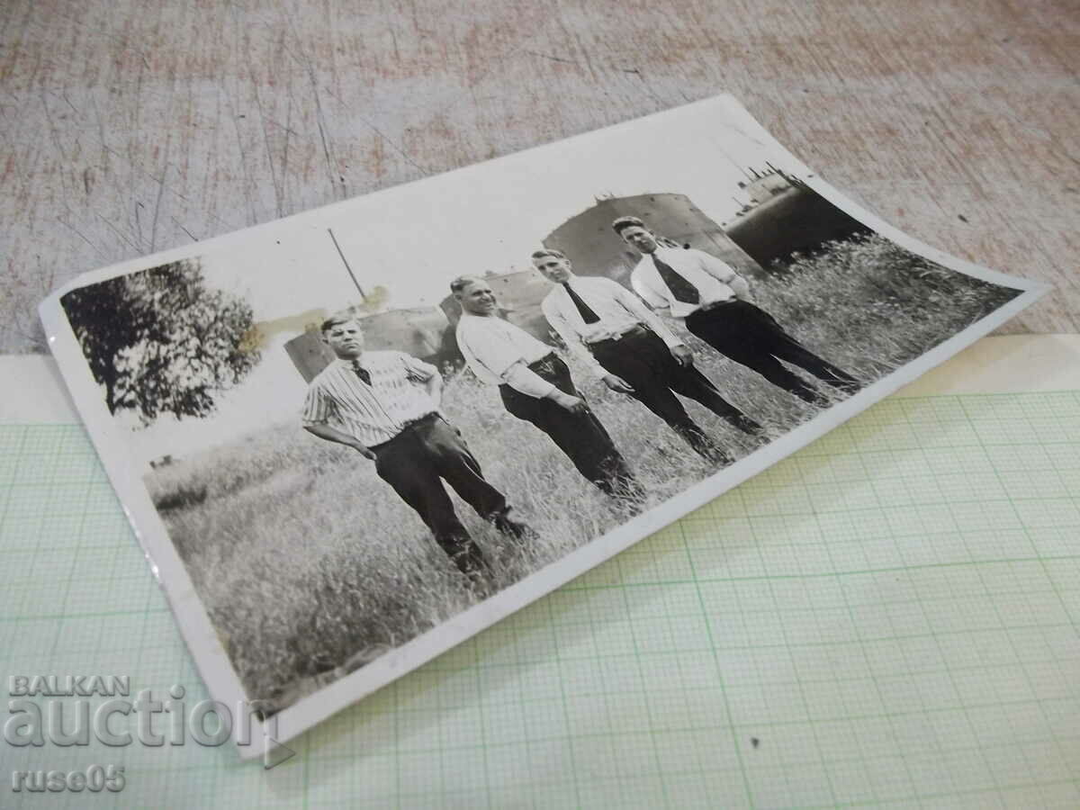 Auction  Old photo of a group of businessmen