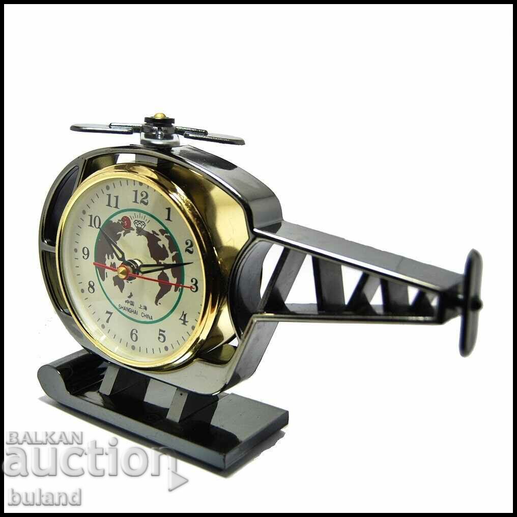 Auction  Star Soc Chinese Alarm Clock Shanghai Helicopter Helicopter
