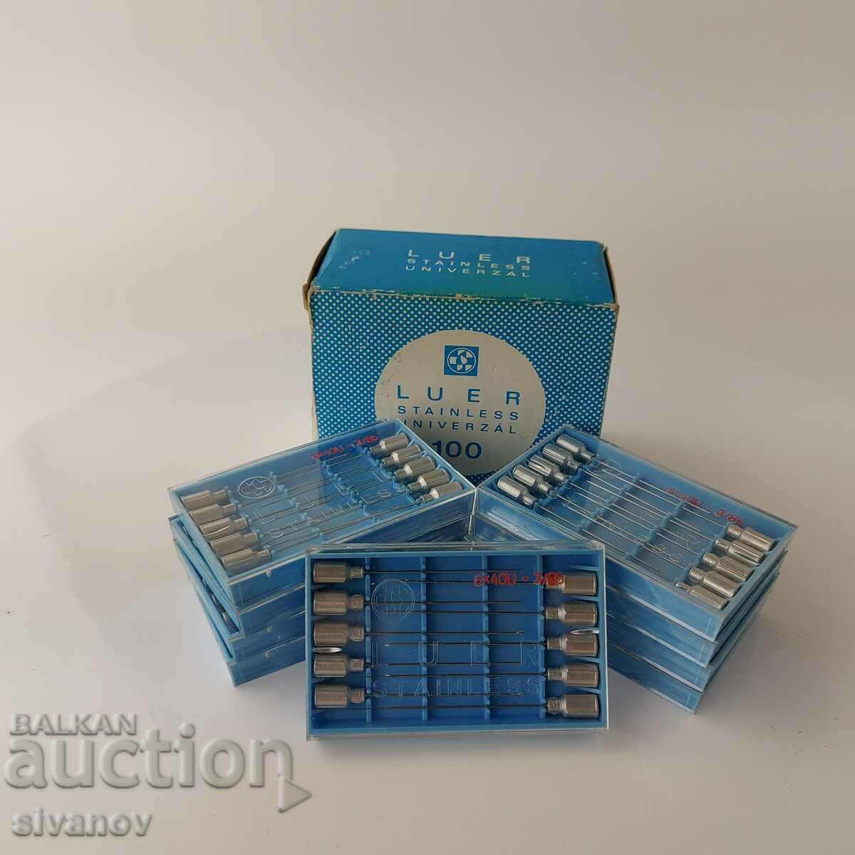 Old Syringe Needles Chirana Τσεχοσλοβακία 90 count #5686