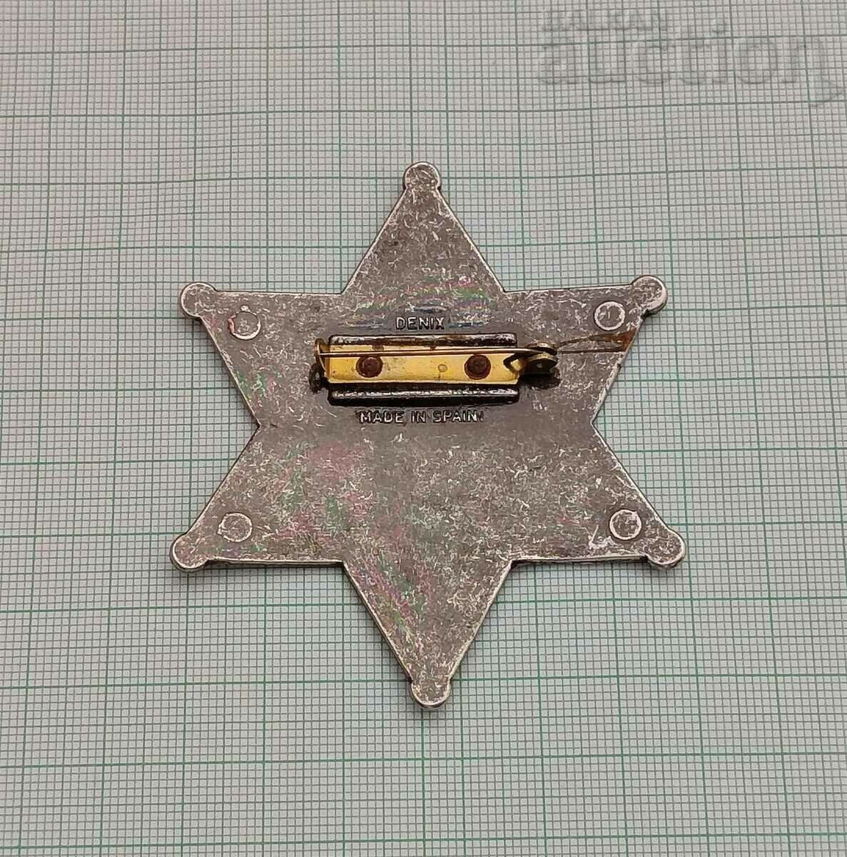 SHERIFF SIGN with price 14.00 BGN | € 7.16