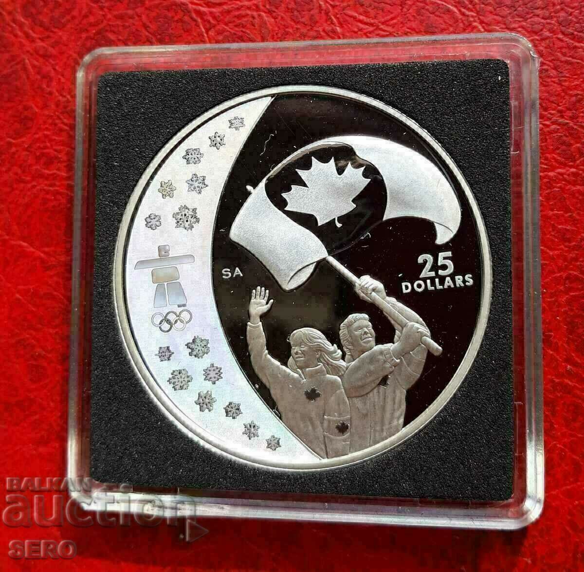 Canada-25 USD 2007-mat-lucios-foarte rare-45.000 de piese