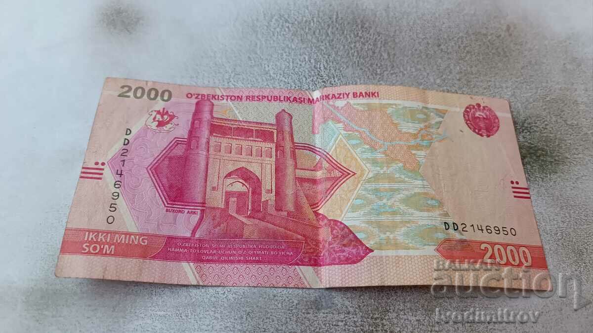 Uzbekistan 2000 sum 2021