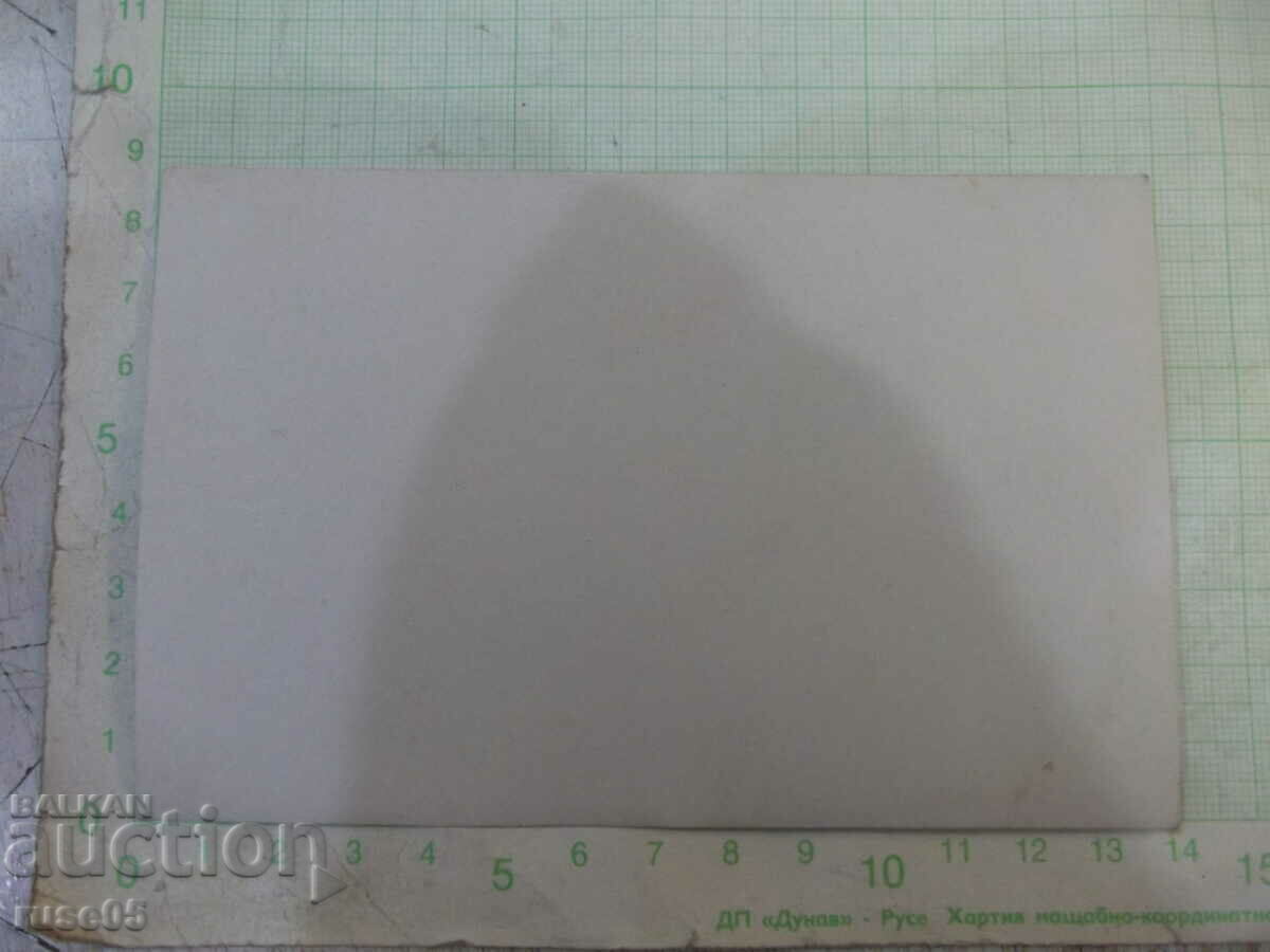 Μια παλιά φωτογραφία νεαρών ανθρώπων που κάθονται στην όχθη μπροστά από τη γέφυρα με τιμή 5.00 BGN | € 2.56