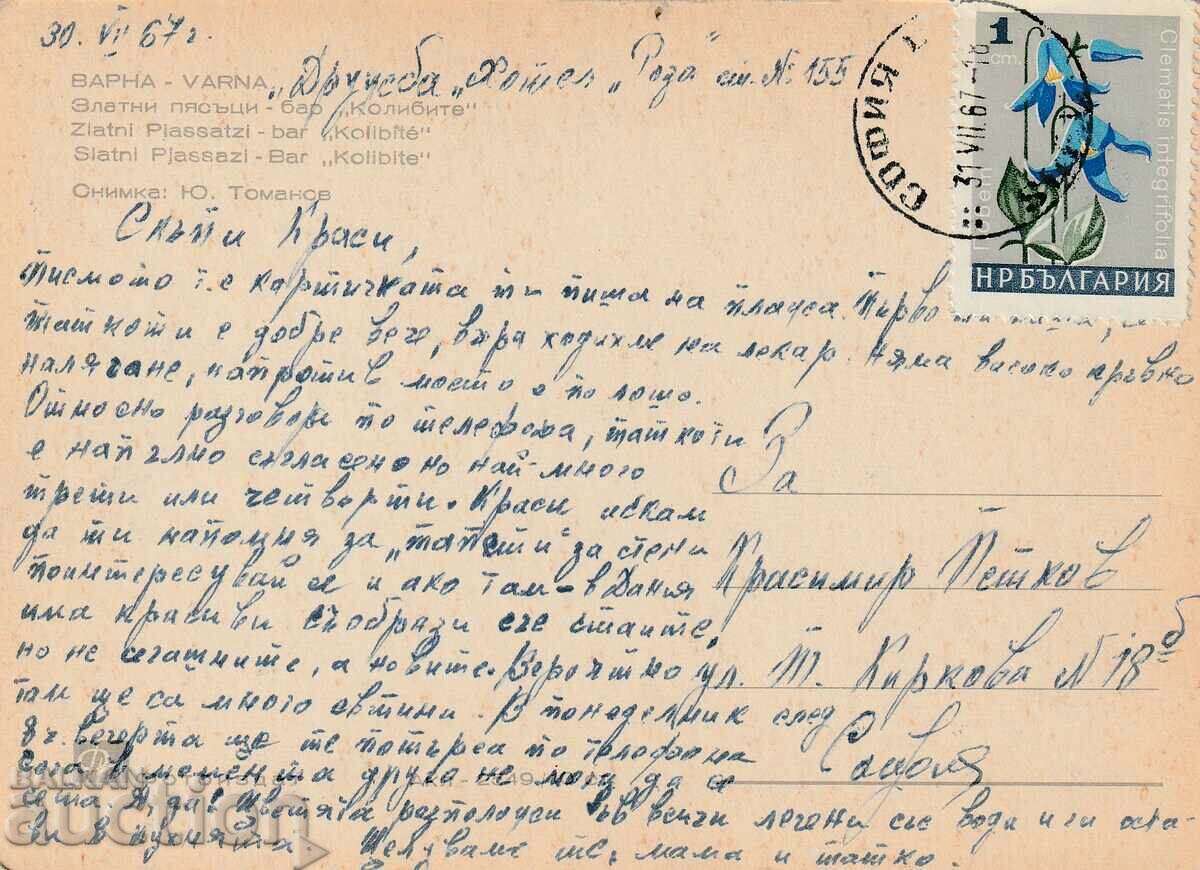 Bulgaria - PK - Golden Sands - Bar Kolbite - TRAVEL with price 0.80 BGN | € 0.41