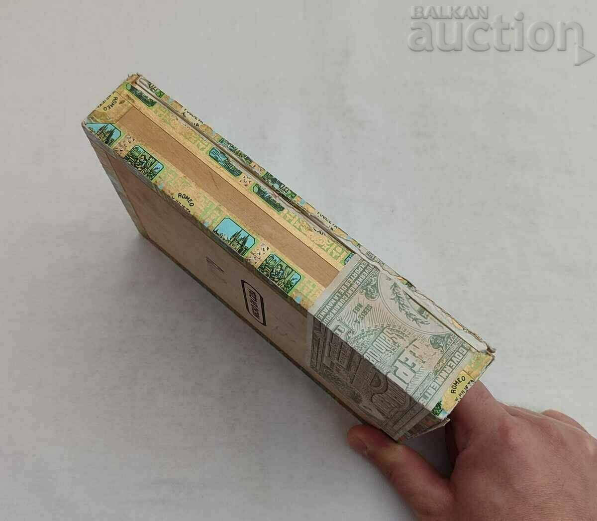 OLD ROMEO AND JULIET CIGAR BOX HAVANA CUBA with price 20.00 BGN | € 10.23 OLD ROMEO AND JULIET CIGAR BOX HAVANA CUBA with price 20.00 BGN | € 10.23