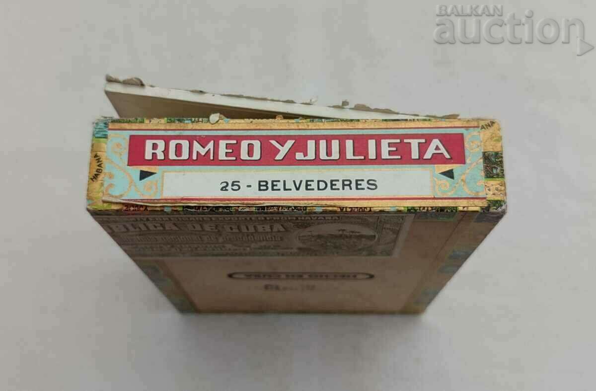 OLD ROMEO AND JULIET CIGAR BOX HAVANA CUBA - 5 OLD ROMEO AND JULIET CIGAR BOX HAVANA CUBA - 5