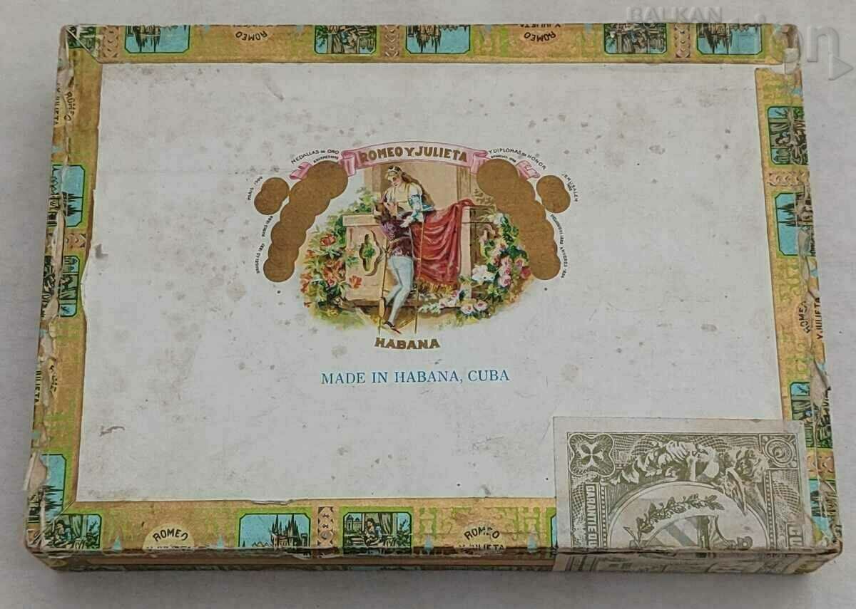 OLD ROMEO AND JULIET CIGAR BOX HAVANA CUBA