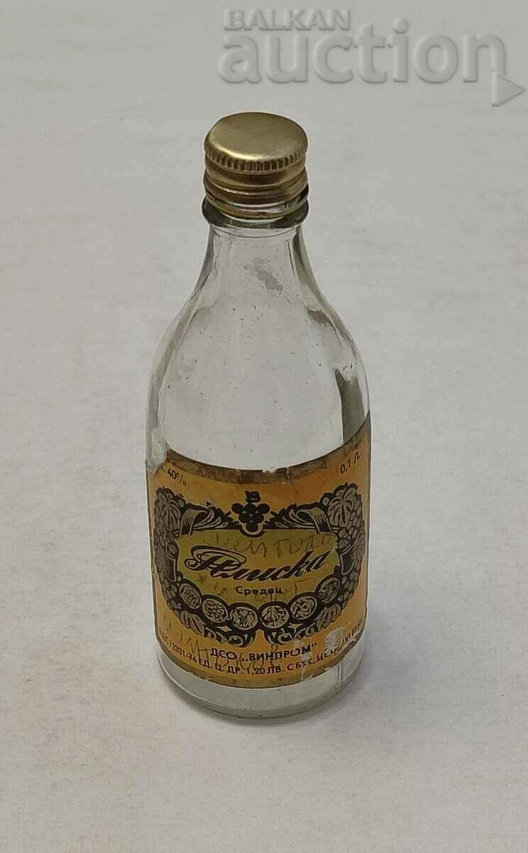 COGNAC PLISKA MEDIUM OLD BOTTLE 0.1 l. - 5 COGNAC PLISKA MEDIUM OLD BOTTLE 0.1 l. - 5