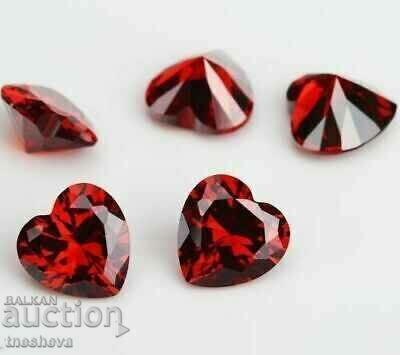 Δημοπρασία Κόκκινο ρουμπίνι, καρδιά 3,8 καρατίων Δημοπρασία Κόκκινο ρουμπίνι, καρδιά 3,8 καρατίων