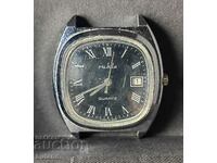 German Clock Rula Quartz Ruhla Quartz DDR Ruhla Germany