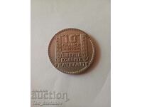 10 Franci 1932 Franta Argint