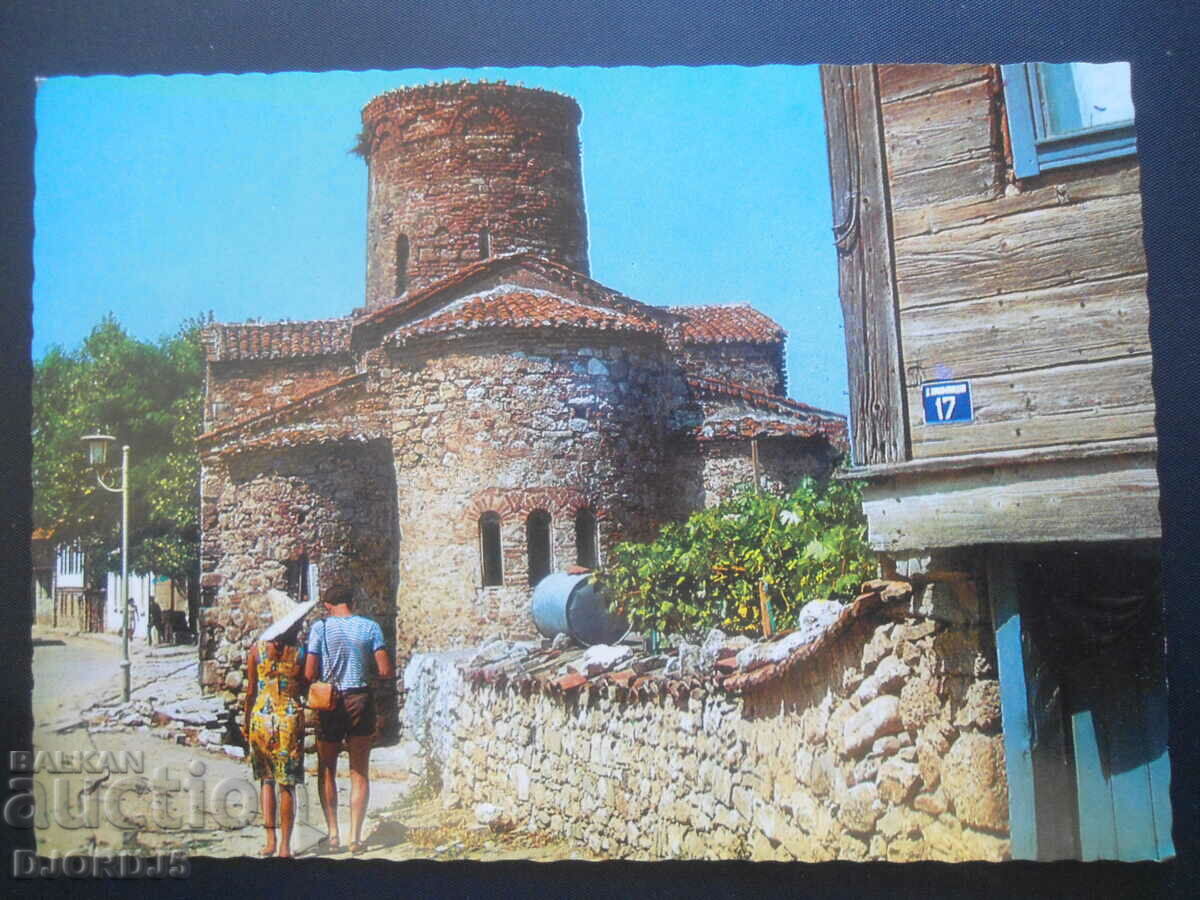 Nessebar - Η εκκλησία, Παλιά κάρτα