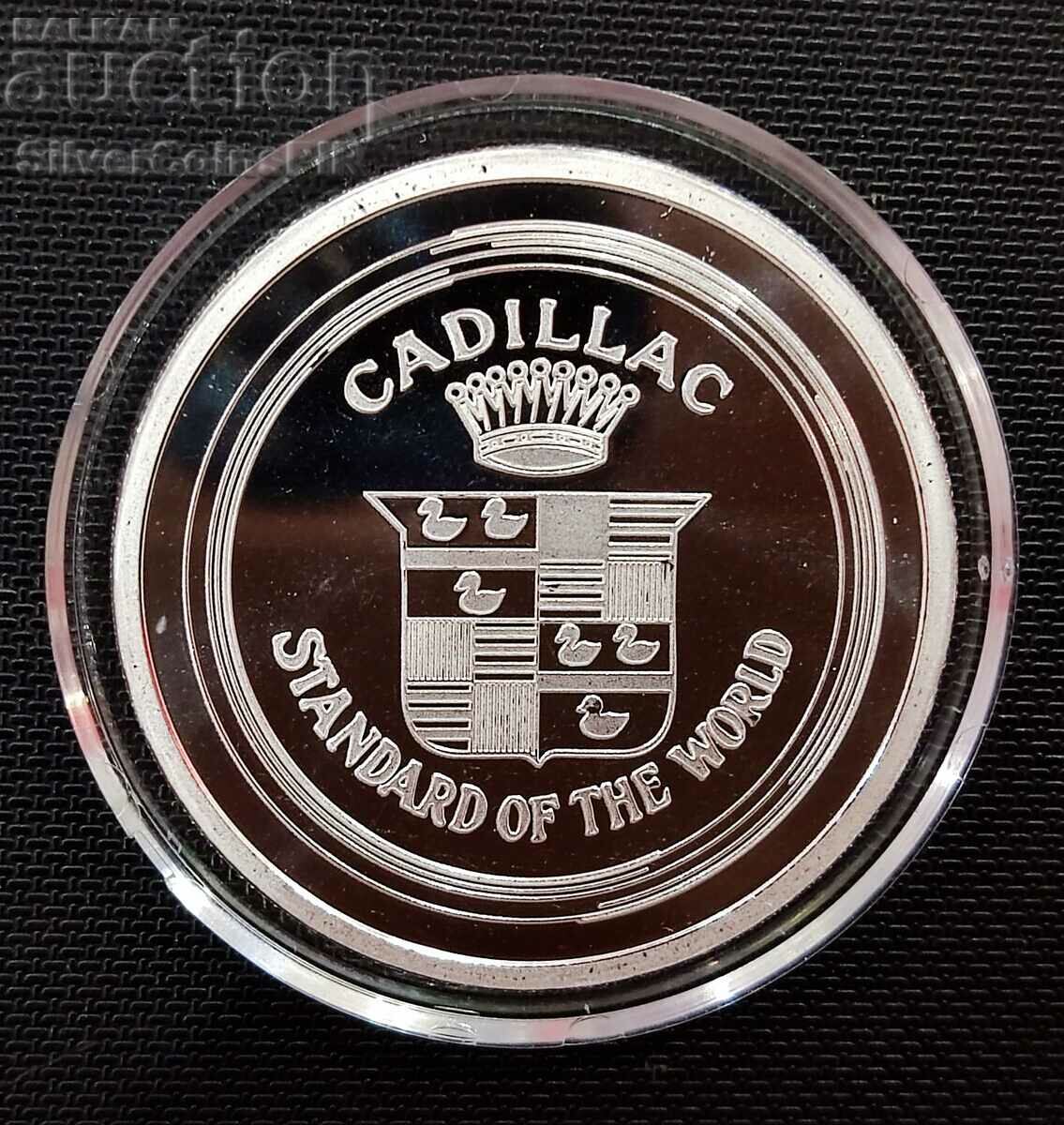 Medalie Cadillac de argint de 1 oz