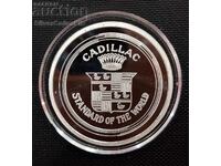 Medalie Cadillac de argint de 1 oz