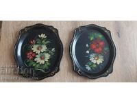 Trays Russia hand painted for collectors