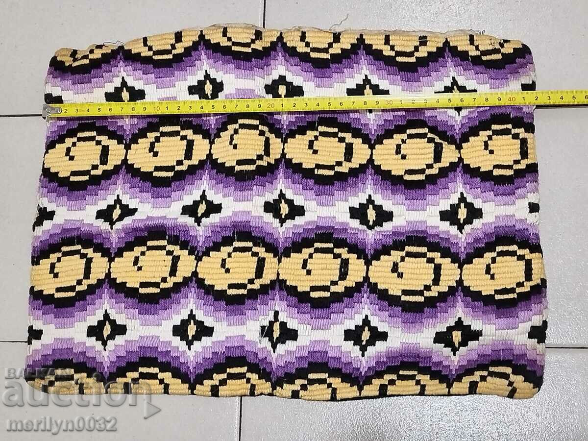 Vintage handwoven patterned minder cushion cover with price 40.00 BGN | € 20.45