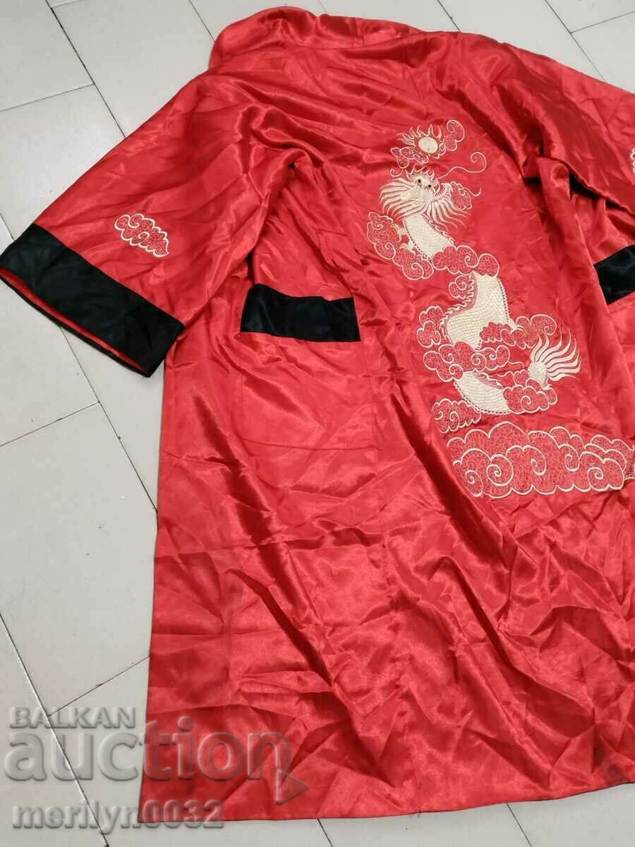 Κιμονό διπλής όψης, μεταξωτό με κέντημα δράκου DELIATES - 6 Κιμονό διπλής όψης, μεταξωτό με κέντημα δράκου DELIATES - 6