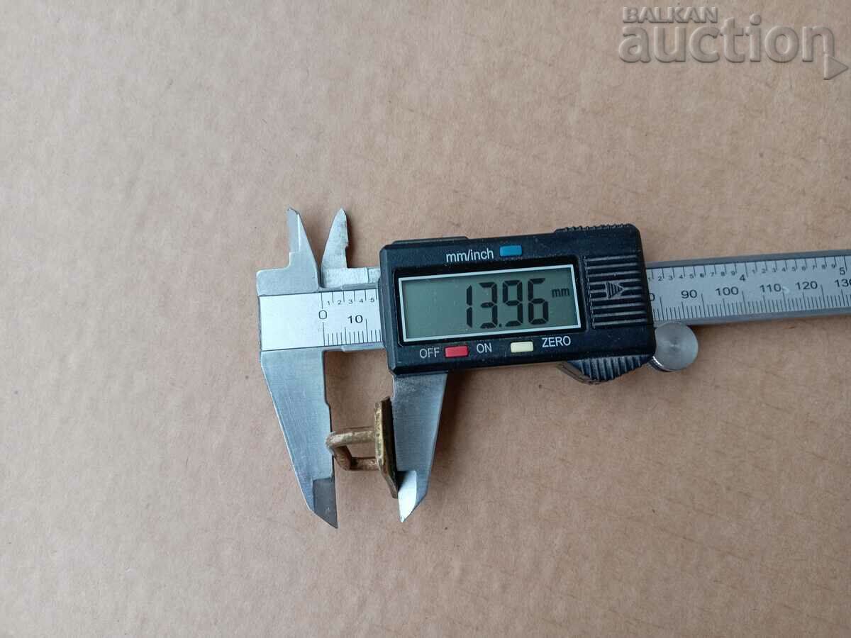 Бронзова закопчалка кобур за пистолет Люгер, Валтер, Маузер - 6