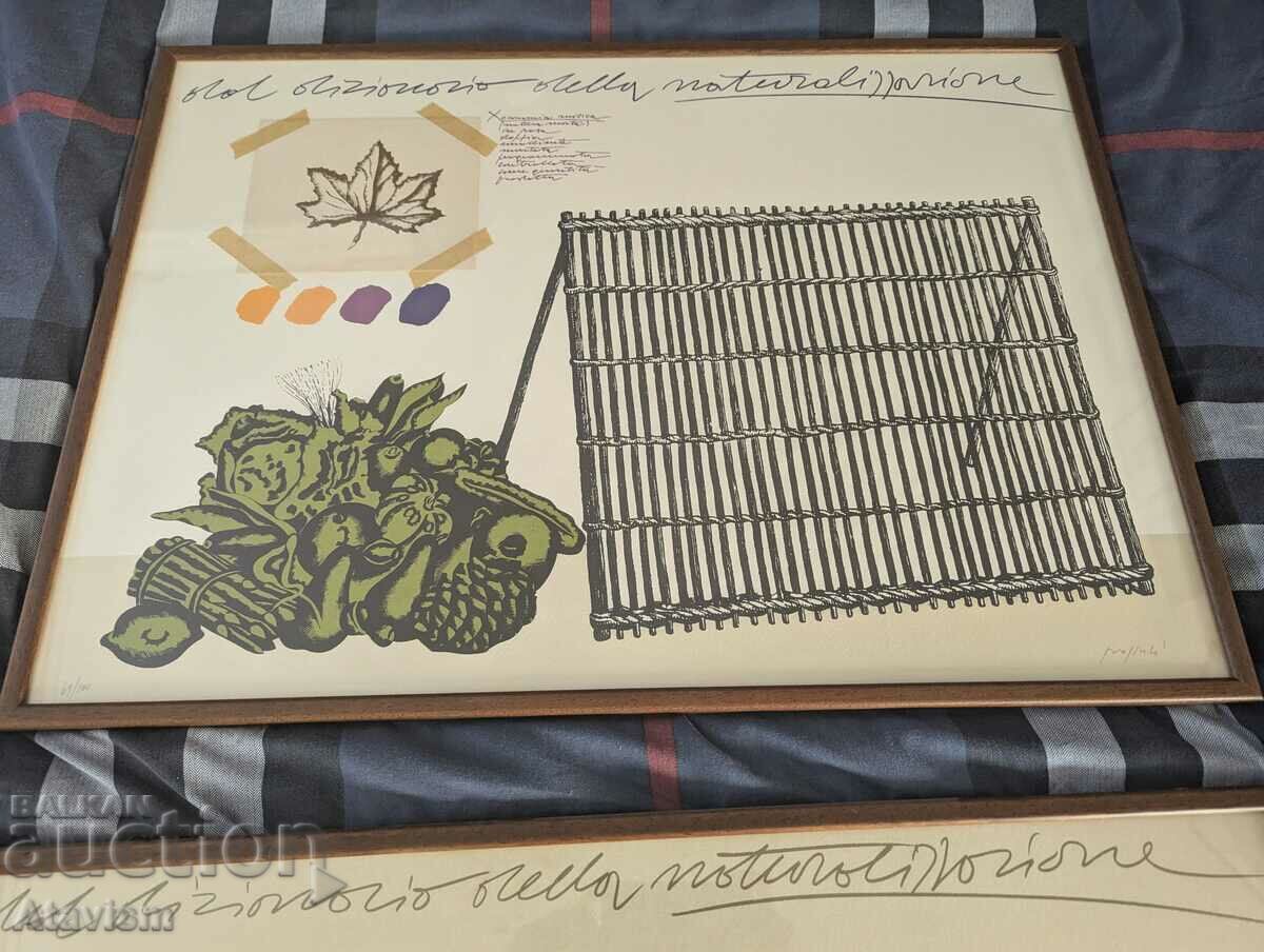 Licitație Două tablouri de Concetto Pozzati (modernist italian)