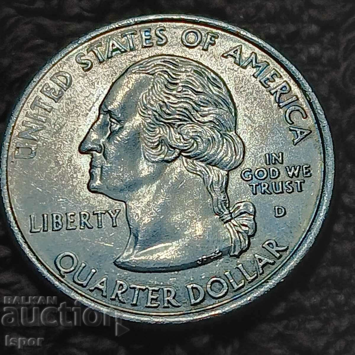 102/ USA State of Colorado 25c 2006 with price 1.20 BGN | € 0.61