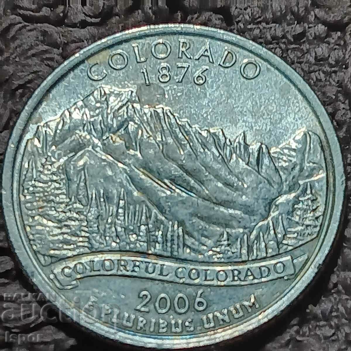 102/ SUA Statul Colorado 25c 2006