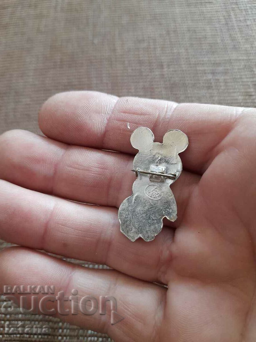 Auction Old badge teddy bear Misha Auction Old badge teddy bear Misha