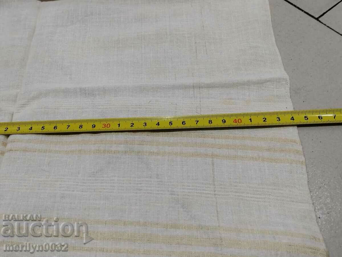 Delivery of Old fringed cloth with lace, knitting, fringe with embroidery