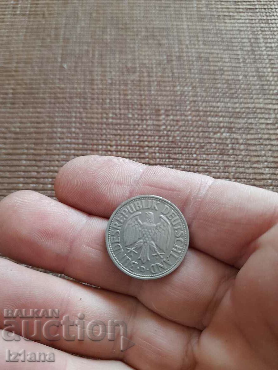 Coin 1 German Mark 1950 with price 11.00 BGN | € 5.62 Coin 1 German Mark 1950 with price 11.00 BGN | € 5.62