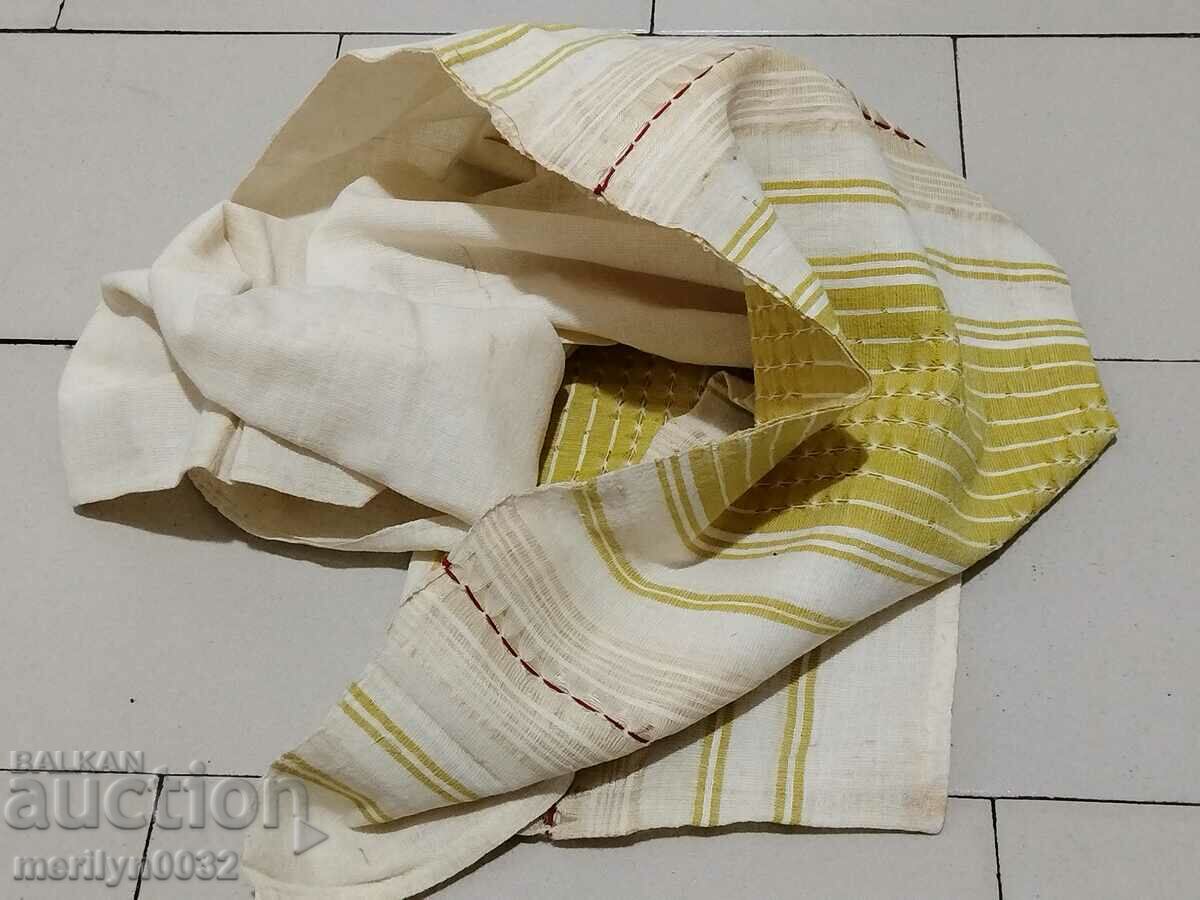 Παλιό ύφασμα κρόσσια με δαντέλα, πλέξιμο, κρόσσια με κέντημα - 5