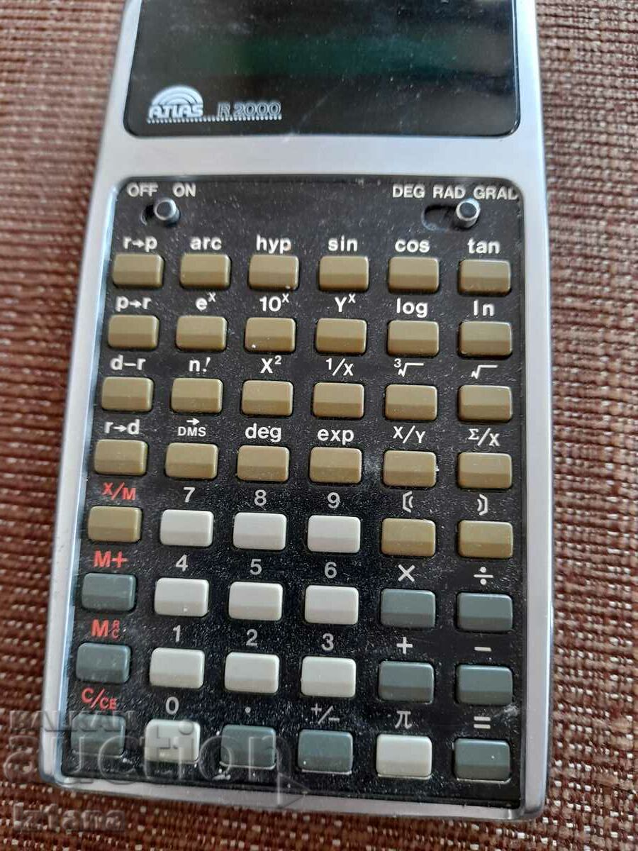 Auction Old Atlas R2000 calculator Auction Old Atlas R2000 calculator
