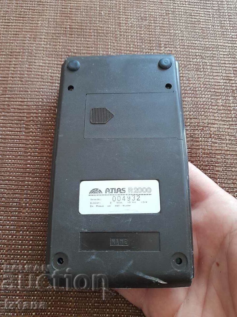 Delivery of Old Atlas R2000 calculator Delivery of Old Atlas R2000 calculator