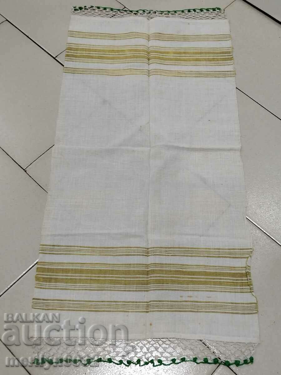 Old fringed cloth with lace, knitting, fringe with embroidery - 6 Old fringed cloth with lace, knitting, fringe with embroidery - 6