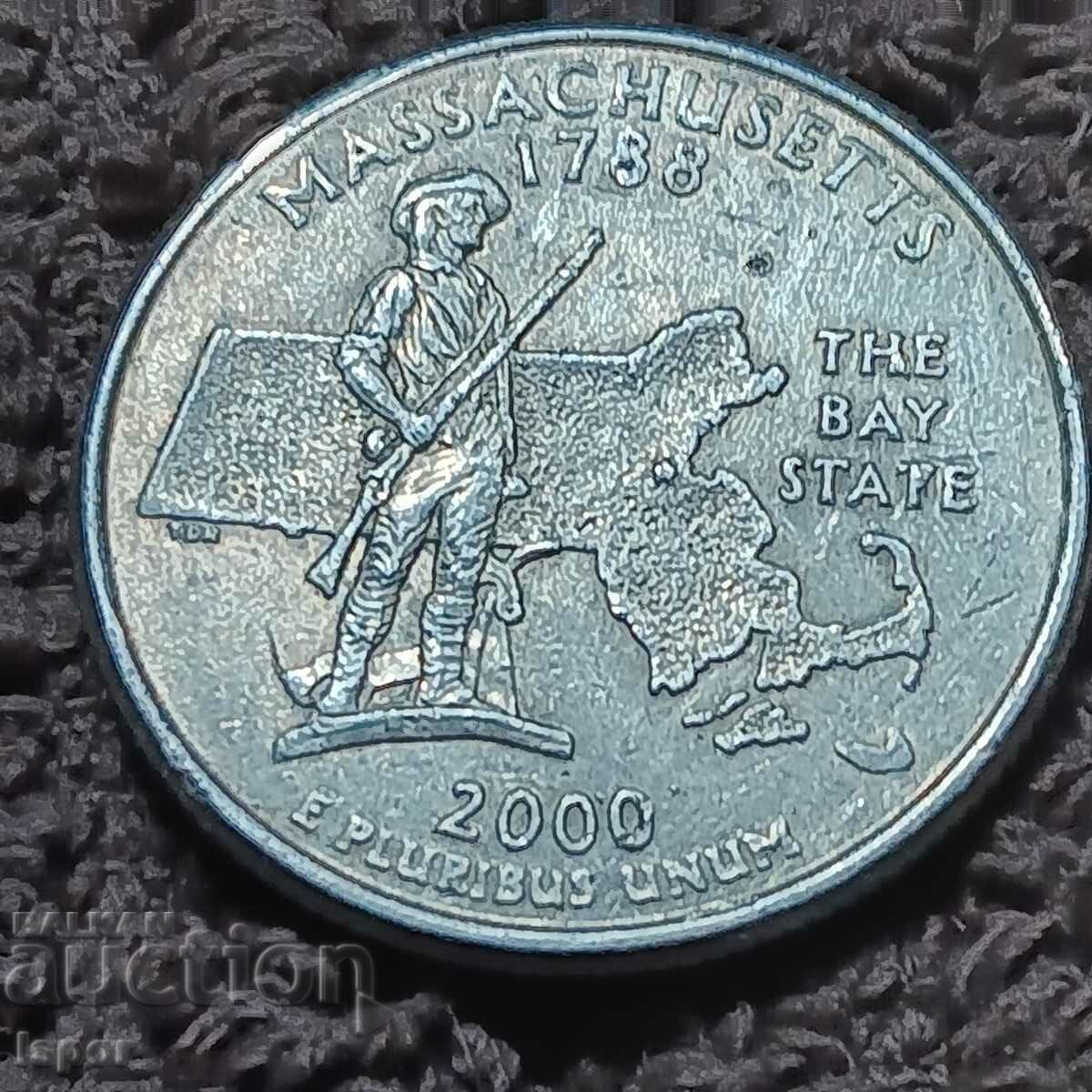 107/ SUA Statul Massachusetts 25c 2000