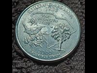 111 US State of South Carolina 25c 2000