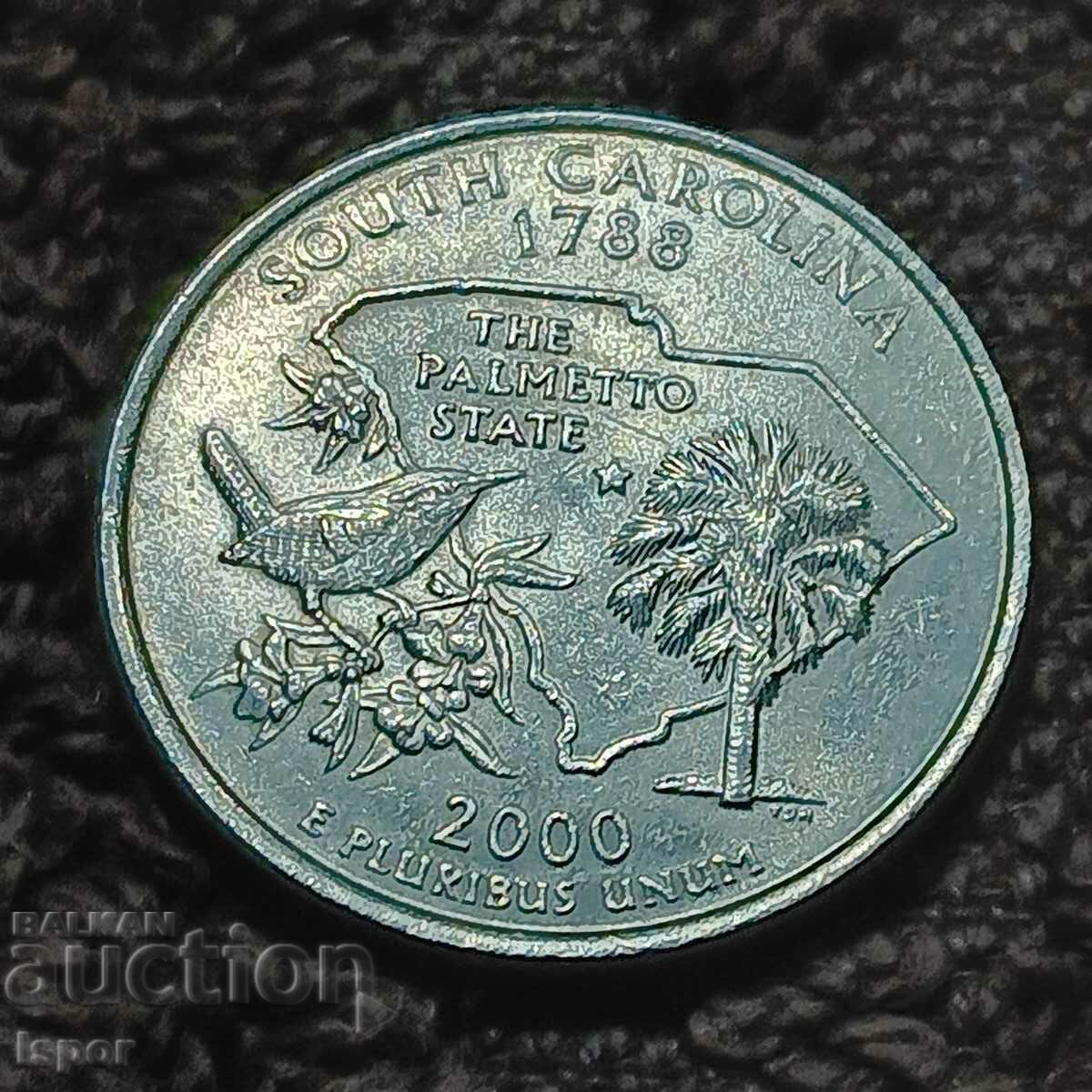 112/ USA State of South Carolina 25s 2000