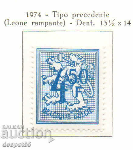 1974. Belgium. Stylized lion.