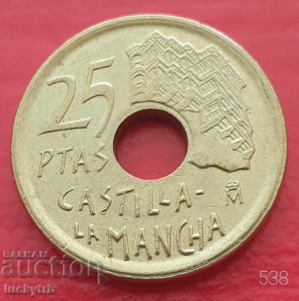 25 pesetas 1996 - Spania - Castilia - La Mancha