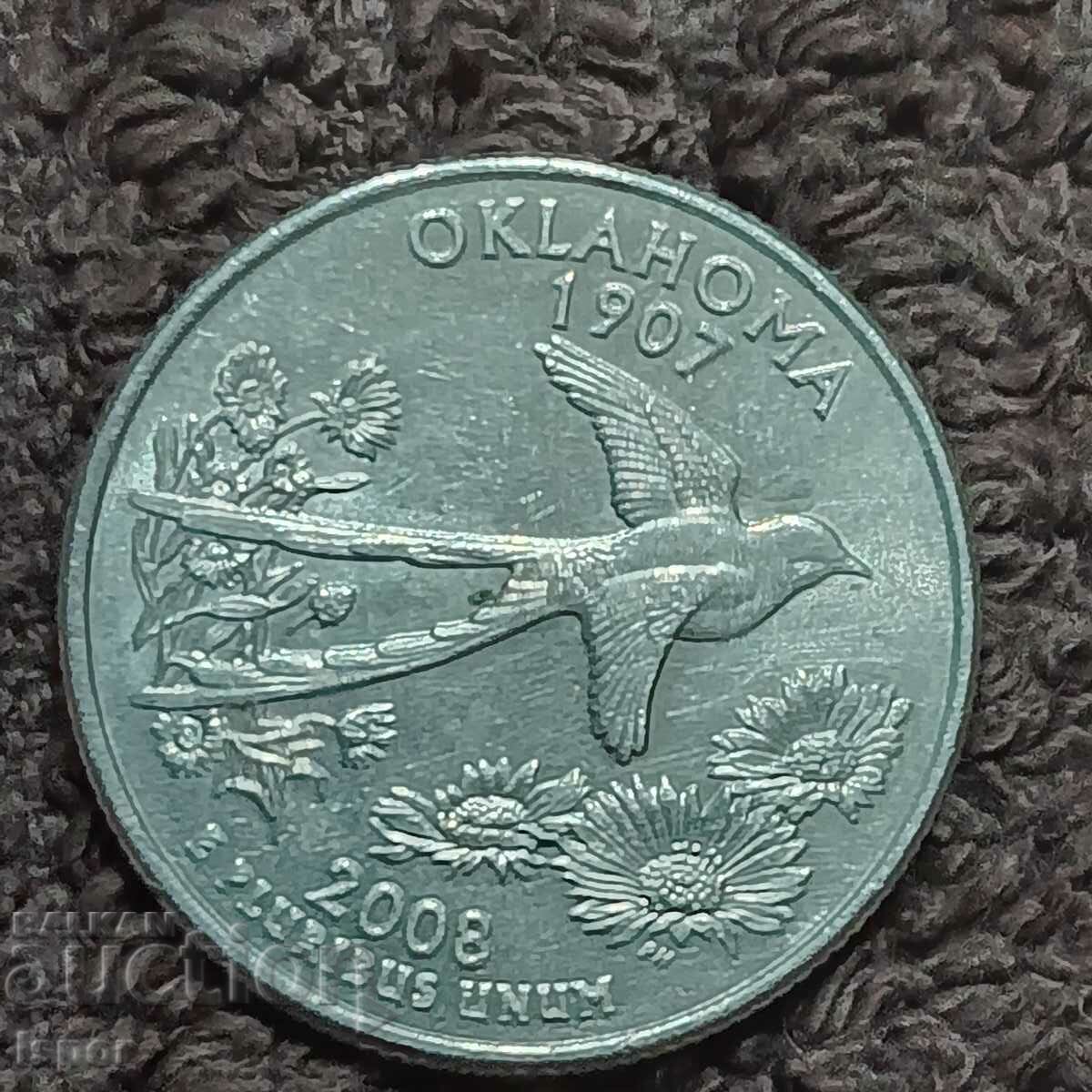 157/ USA State of Oklahoma 2008 e 25s