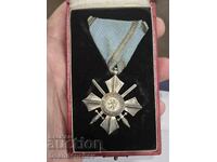 Kingdom of Bulgaria Order of Military Merit VI Regency with boxes