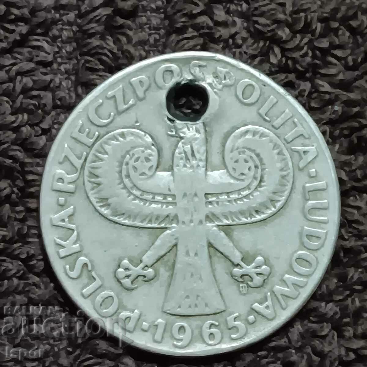 161/ Poland 10zl crown of Sigismund 1965 with price 2.00 BGN | € 1.02 161/ Poland 10zl crown of Sigismund 1965 with price 2.00 BGN | € 1.02