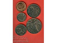 SAMOA DE VEST SAMOA 5 MONEDE emisiune 2000 2002 NOU UNC