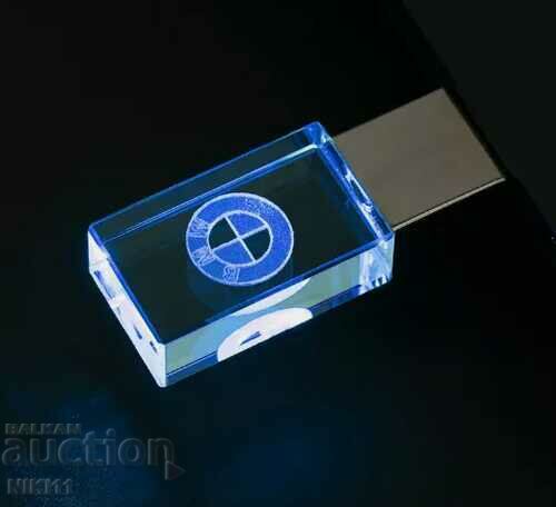 32 GB Luminous glass flash drive USB BMW, BMW