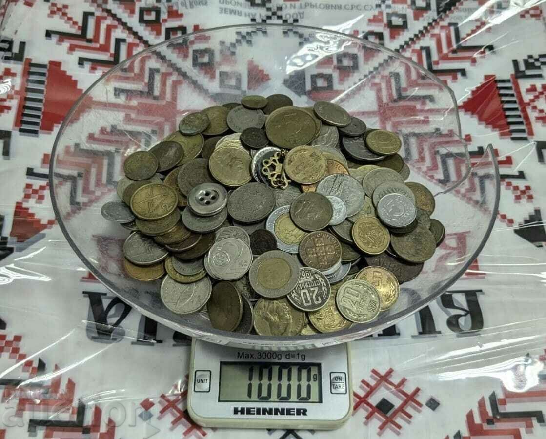 1 kg Coins from the World and others. BZC