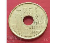 25 pesetas 1997 - Spania - Melilla