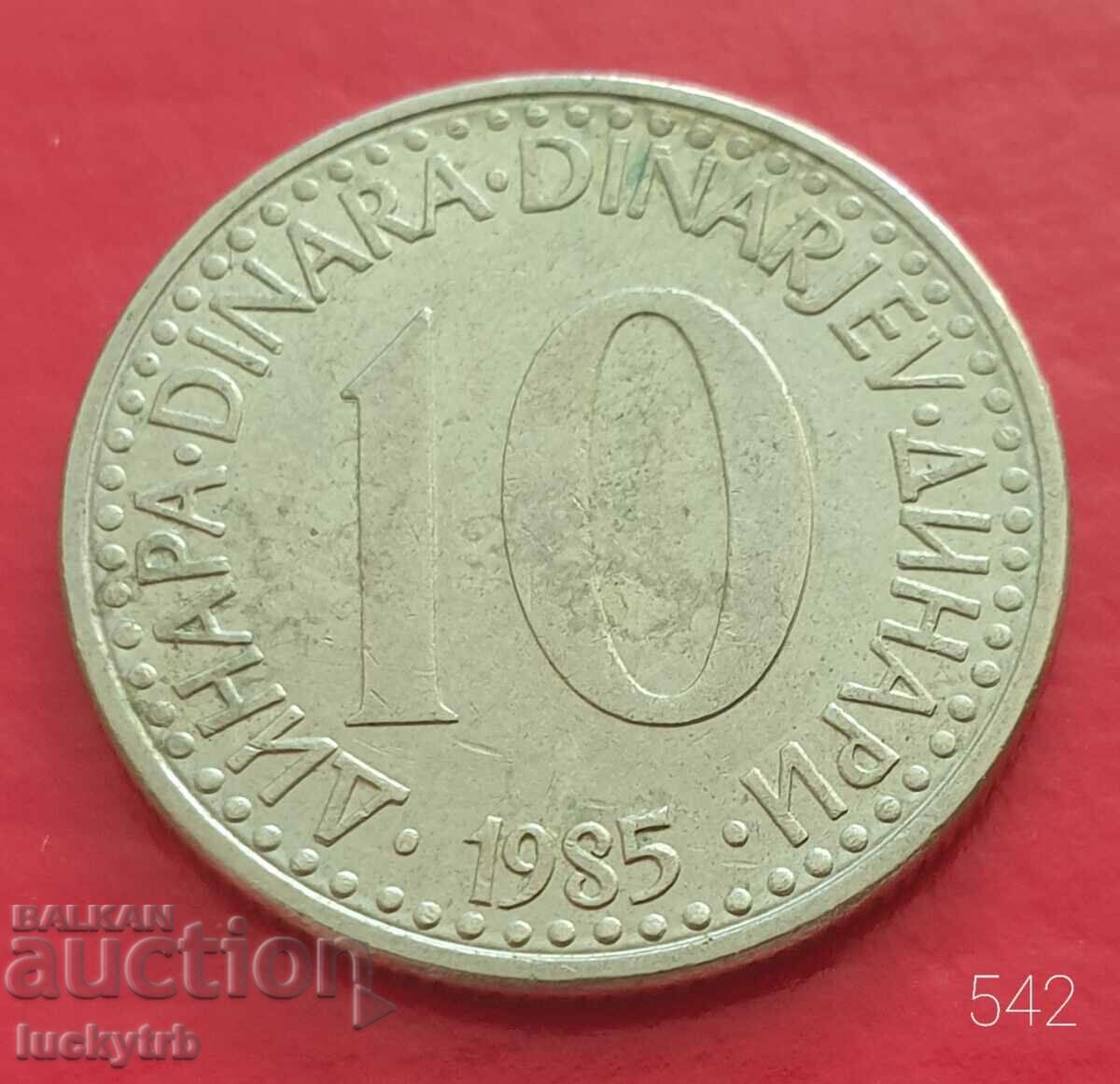 10 dinari 1985 - Iugoslavia