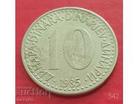 10 dinars 1985 - Yugoslavia