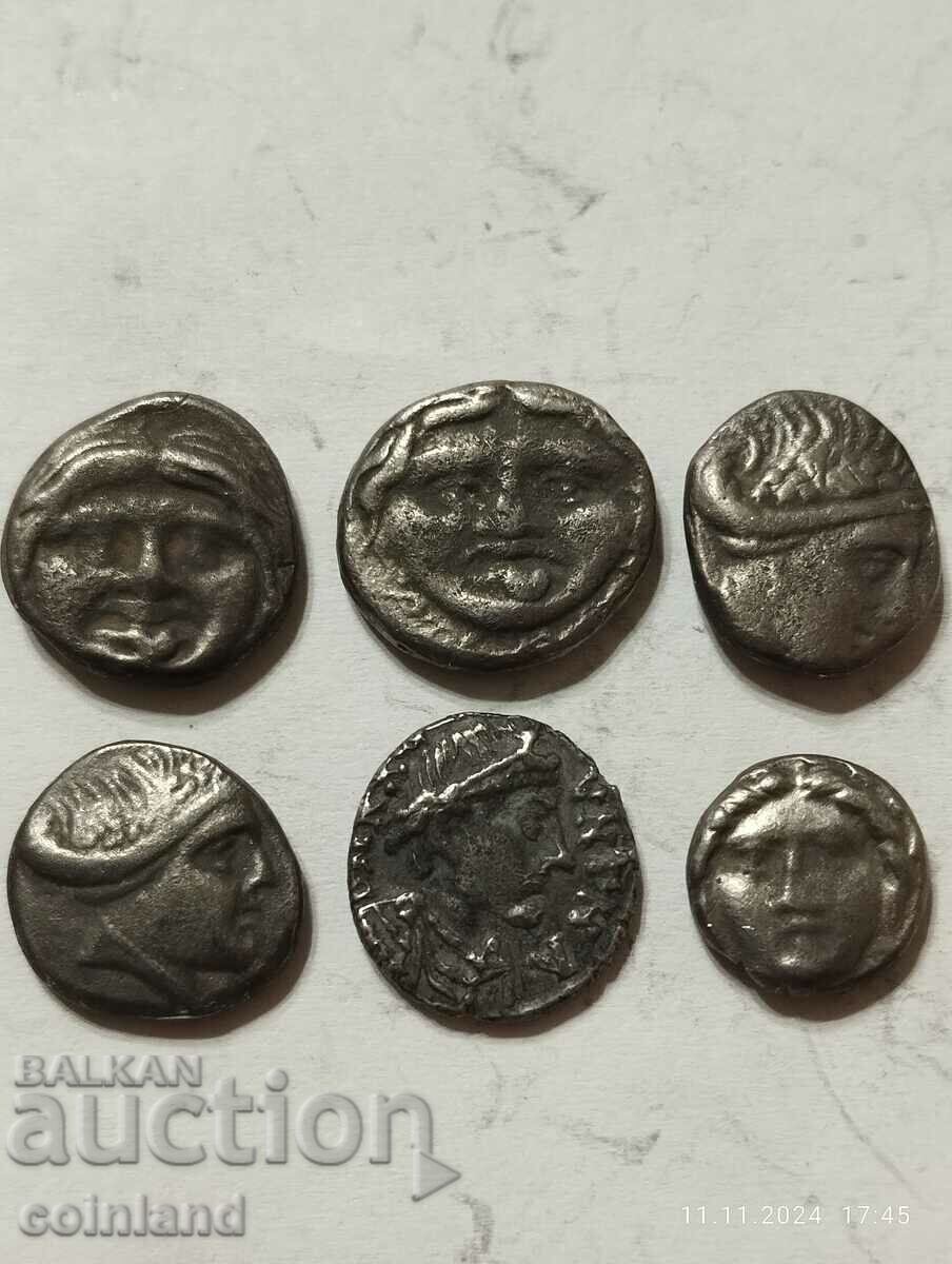 6 Pieces Ancient Greek Coins - REPLICA REPRODUCTION 6 Pieces Ancient Greek Coins - REPLICA REPRODUCTION