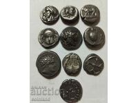 10 Pieces Ancient Greek Coins - REPLICA REPRODUCTION