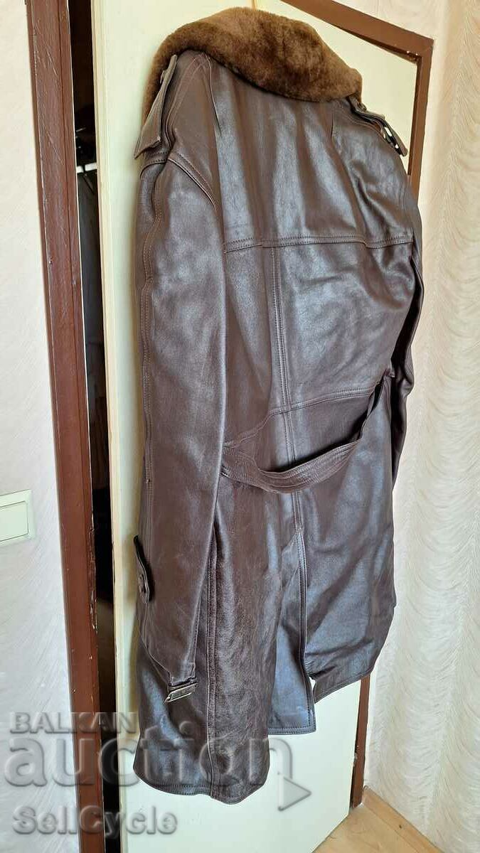 ✅QUALITY WINTER COAT FROM GENUINE LEATHER SIZE XL ❗ - 6 ✅QUALITY WINTER COAT FROM GENUINE LEATHER SIZE XL ❗ - 6